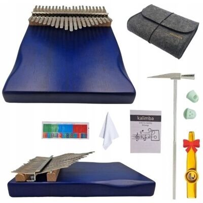 Kazoo Polska Kalimba PLUS 21 tony, etui, młoteczek nuty kciukowe pianino, imbra, zanza Kazoo Polska Kalimba PLUS 21 tony, etui, młoteczek nuty kciukowe pianino, imbra, zanza