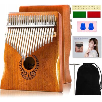 Inny producent Kalimba Przenośny Fortepian 17 Klawiszy Z Mahoniu Ręcznie Robiony Inny producent Kalimba Przenośny Fortepian 17 Klawiszy Z Mahoniu Ręcznie Robiony