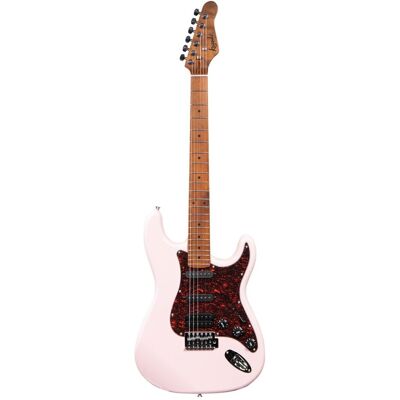 Inny producent Kazuki FMT02-PK – gitara elektryczna Stratocaster SSS, 22 progi, różowa Inny producent Kazuki FMT02-PK – gitara elektryczna Stratocaster SSS, 22 progi, różowa