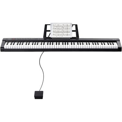 Vevor Keyboard 1000 Tonów 88-Klawiszowe Cyfrowe, Przenośne, Bluetooth/usb Vevor Keyboard 1000 Tonów 88-Klawiszowe Cyfrowe, Przenośne, Bluetooth/usb