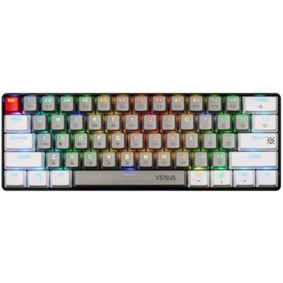 Inny producent Klawiatura bezprzewodowa Defender VENUS GK-415 mechaniczna bluetooth + 2.4 GHz + kabel Gaming RGB outemu red Inny producent Klawiatura bezprzewodowa Defender VENUS GK-415 mechaniczna bluetooth + 2.4 GHz + kabel Gaming RGB outemu red