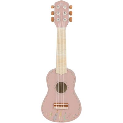 Inny producent Little Dutch Drewniana gitara różowa Safari Friends FSC Inny producent Little Dutch Drewniana gitara różowa Safari Friends FSC
