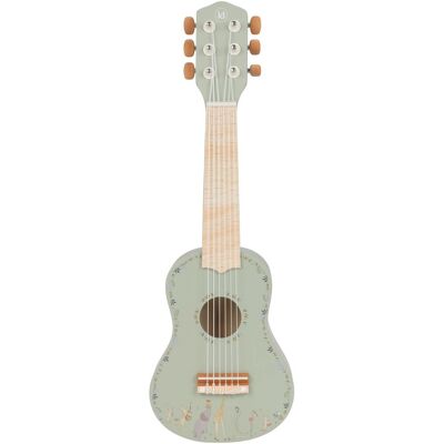 Little Dutch Drewniana gitara zielona Safari Friends FSC Little Dutch Drewniana gitara zielona Safari Friends FSC