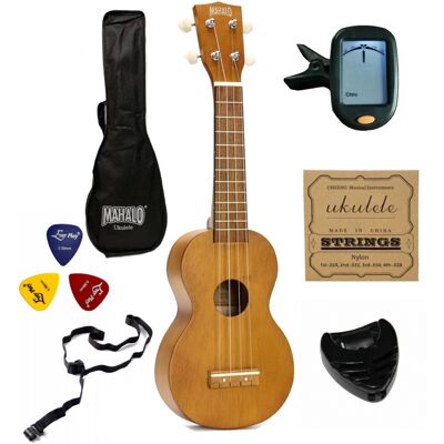 Mahalo MK1TBR Kahiko Series - Ukulele sopranowe Mahalo MK1TBR Kahiko Series - Ukulele sopranowe