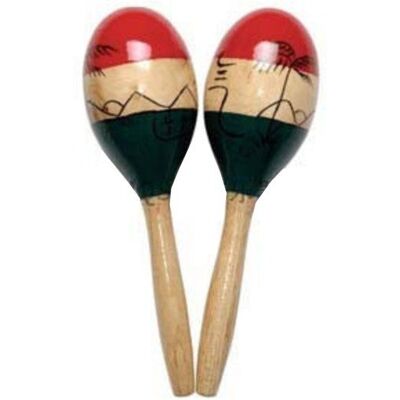 Kera Marakas czerwono-zielony M1 25cm/INNY Kera Marakas czerwono-zielony M1 25cm/INNY