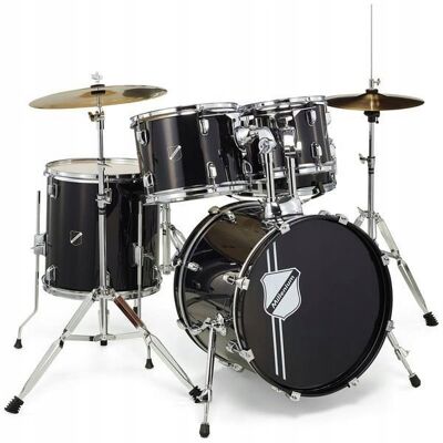 Millenium Focus 18 Drum Set Zestaw Perkusyjny Dla Początkujących Czarny Millenium Focus 18 Drum Set Zestaw Perkusyjny Dla Początkujących Czarny