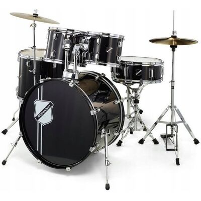 Millenium Focus 20 Drum Zestaw Perkusyjny Dla Początkujących Czarny Nowy Millenium Focus 20 Drum Zestaw Perkusyjny Dla Początkujących Czarny Nowy