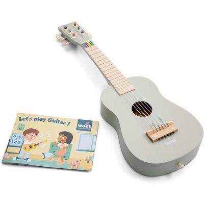 NEW CLASSIC TOYS GITARA DREWNIANA BEŻOWA NEW CLASSIC TOYS GITARA DREWNIANA BEŻOWA