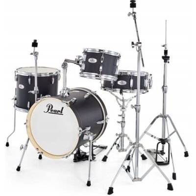 Inny producent Pearl Midtown Matte Black zestaw perkusyjny shell set hardware Inny producent Pearl Midtown Matte Black zestaw perkusyjny shell set hardware