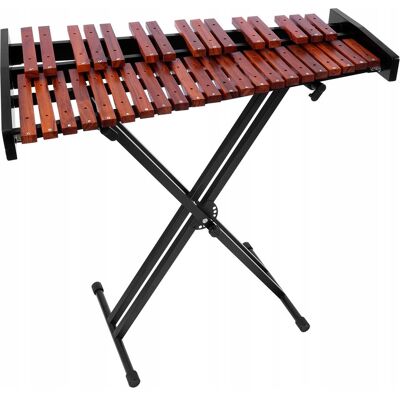 Vevor PROFESJONALNY DREWNIANY GLOCKENSPIEL 37 NUT Z REGULOWANYM STOJAKIEM Vevor PROFESJONALNY DREWNIANY GLOCKENSPIEL 37 NUT Z REGULOWANYM STOJAKIEM