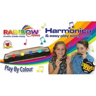 inna (Inny) Rainbow Colours Harmonijka Harmonica Edukacyjna inna (Inny) Rainbow Colours Harmonijka Harmonica Edukacyjna