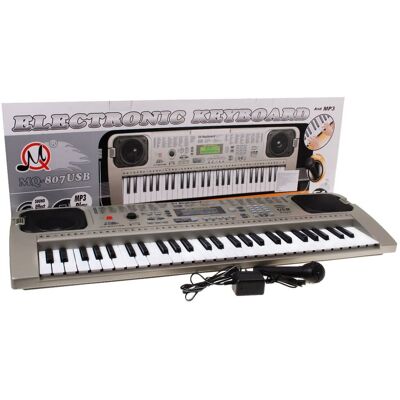 Keyboard dla dzieci, instrument muzyczny, srebrny, Ramiz Keyboard dla dzieci, instrument muzyczny, srebrny, Ramiz
