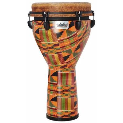 Remo Dj-0012-Pm Mondo Kintekloth Djembe 12' Remo Dj-0012-Pm Mondo Kintekloth Djembe 12'