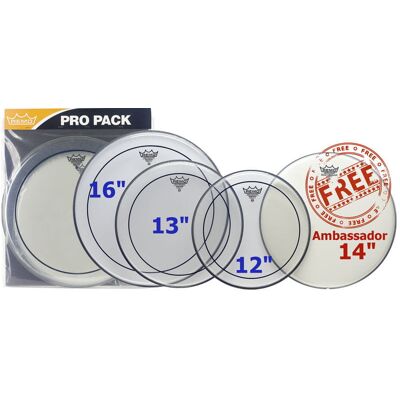 REMO ProPack Pinstripe Clear 12,13,16 + Ambas. 14 REMO ProPack Pinstripe Clear 12,13,16 + Ambas. 14