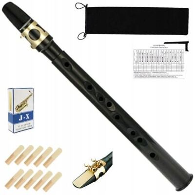 Kazoo Polska Saksofon kieszonkowy Stroiki JX POCKETSAX czarny mini saksofon sax pocket Kazoo Polska Saksofon kieszonkowy Stroiki JX POCKETSAX czarny mini saksofon sax pocket