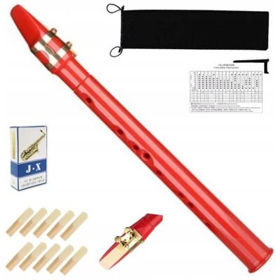Kazoo Polska Saksofon kieszonkowy Stroiki JX POCKETSAX czerwony Kazoo Polska Saksofon kieszonkowy Stroiki JX POCKETSAX czerwony