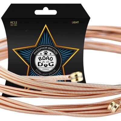 Inny producent STRUNY DO GITARY AKUSTYCZNEJ LIGHT KOMPLET 6 SZT. BRĄZ PVD PROFESJONALNE Inny producent STRUNY DO GITARY AKUSTYCZNEJ LIGHT KOMPLET 6 SZT. BRĄZ PVD PROFESJONALNE