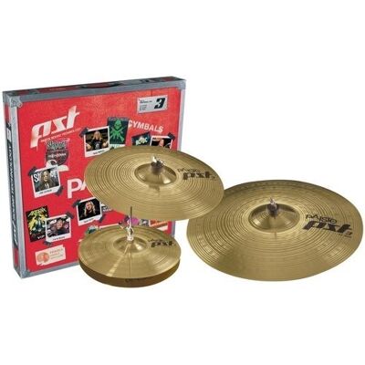 Talerze Zestaw Paiste Pst 3 Uniwersalny 14' 16' 20' Talerze Zestaw Paiste Pst 3 Uniwersalny 14' 16' 20'