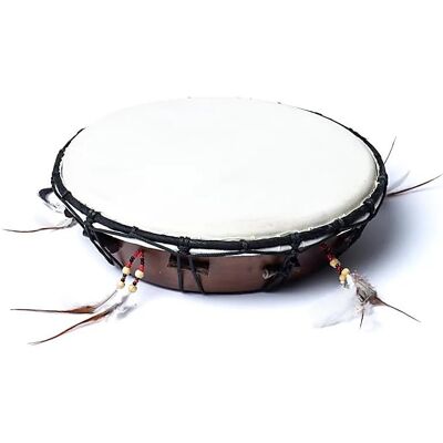 Phoenix Tamburyn bęben z koziej skóry w stylu indyjskim L 33-34cm Phoenix Tamburyn bęben z koziej skóry w stylu indyjskim L 33-34cm