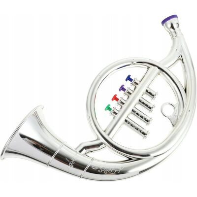 nieznany producent Trąbka Instrument muzyczny zabawka dla dzieci plastikowa 3+ nieznany producent Trąbka Instrument muzyczny zabawka dla dzieci plastikowa 3+
