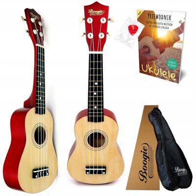 Boogie UKULELE DLA DZIECI DO NAUKI GRY - UKULELE SOPRANOWE DREWNIANE DLA DZIECKA Boogie UKULELE DLA DZIECI DO NAUKI GRY - UKULELE SOPRANOWE DREWNIANE DLA DZIECKA