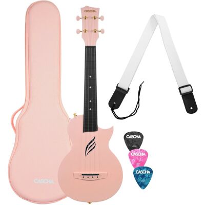 Ukulele koncertowe Carbon Fibre Pink/Cascha Ukulele koncertowe Carbon Fibre Pink/Cascha