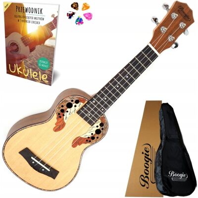 UKULELE SOPRANOWE BOOGIE SP20 PREMIUM + POKROWIEC UKULELE SOPRANOWE BOOGIE SP20 PREMIUM + POKROWIEC