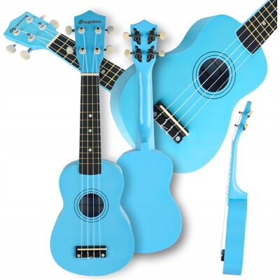 Inny producent UKULELE SOPRANOWE DLA DZIECI 21' NIEBIESKIE DREWNO DO NAUKI GRY EDUKACYJNE Inny producent UKULELE SOPRANOWE DLA DZIECI 21' NIEBIESKIE DREWNO DO NAUKI GRY EDUKACYJNE