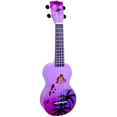 Ukulele Sopranowe FIOLETOWE - Mahalo Hawai ZESTAW Ukulele Sopranowe FIOLETOWE - Mahalo Hawai ZESTAW