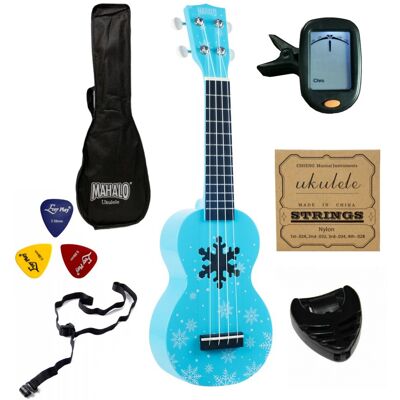 Ukulele sopranowe Mahalo płatek śniegu zestaw Ukulele sopranowe Mahalo płatek śniegu zestaw