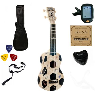 Ukulele sopranowe Piłka nożna Mahalo Seria Art II Ukulele sopranowe Piłka nożna Mahalo Seria Art II