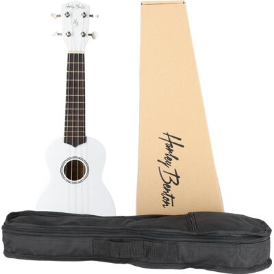 Harley Benton Ukulele sopranowe UK-12 Białe z pokrowcem Harley Benton Ukulele sopranowe UK-12 Białe z pokrowcem