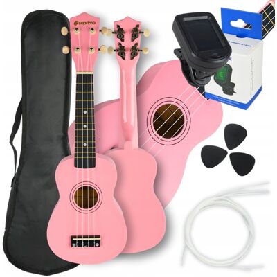 Inny producent Ukulele Sopranowe Zestaw Dla Dzieci Pokrowiec Kostki Do Gry Struny Stroik Inny producent Ukulele Sopranowe Zestaw Dla Dzieci Pokrowiec Kostki Do Gry Struny Stroik