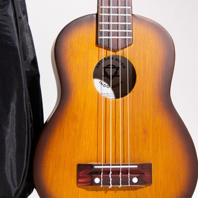 ANCIENT WISDOM Ukulele Wykonane Rzemieślniczo - Pomarańczowy Opalane ANCIENT WISDOM Ukulele Wykonane Rzemieślniczo - Pomarańczowy Opalane