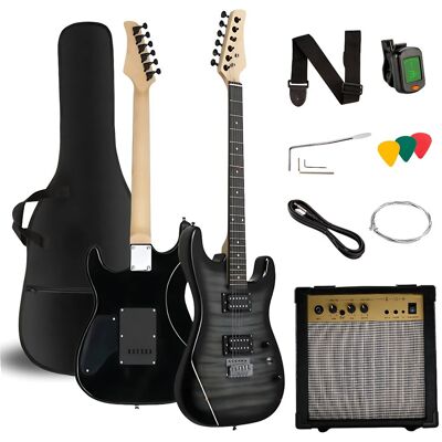 V-TONE EGW 39 GY gitara elektryczna 4/4 stratocaster 39' HH zestaw V-TONE EGW 39 GY gitara elektryczna 4/4 stratocaster 39' HH zestaw