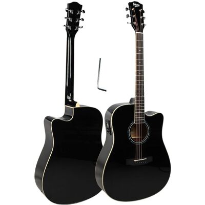 V-Tone Veag1 Ce Bk Gitara Elektroakustyczna 4/4 Dreadnought Cutaway Czarna V-Tone Veag1 Ce Bk Gitara Elektroakustyczna 4/4 Dreadnought Cutaway Czarna