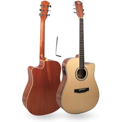 V-Tone Veag1 Ce Nt Gitara Elektroakustyczna 4/4 Dreadnought Cutaway Natural V-Tone Veag1 Ce Nt Gitara Elektroakustyczna 4/4 Dreadnought Cutaway Natural