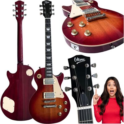 V-Tone Vlp1 Bs Gitara Elektryczna 4/4 Les Paul 39' Hh Honey-Wine Cutaway Klucz Imbusowy V-Tone Vlp1 Bs Gitara Elektryczna 4/4 Les Paul 39' Hh Honey-Wine Cutaway Klucz Imbusowy