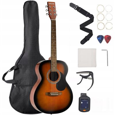 VEVOR GITARA AKUSTYCZNA DREADNOUGHT 40 IN 1016 MM ZESTAW DLA VEVOR GITARA AKUSTYCZNA DREADNOUGHT 40 IN 1016 MM ZESTAW DLA