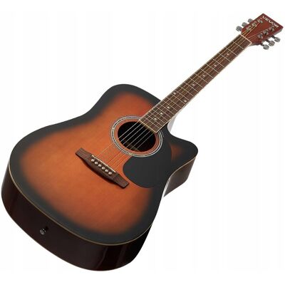 VEVOR GITARA AKUSTYCZNA ELEKTRYCZNA CUTAWAY 41 CALI 1041 4 MM SUNBURST VEVOR GITARA AKUSTYCZNA ELEKTRYCZNA CUTAWAY 41 CALI 1041 4 MM SUNBURST
