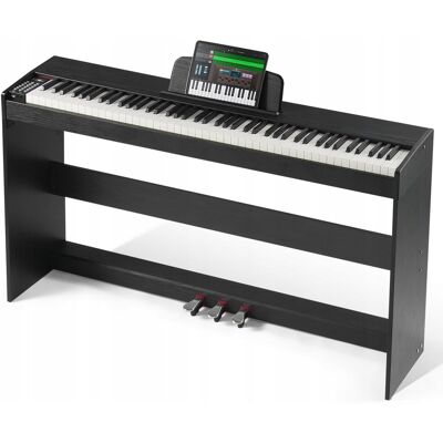 Vevor Pianino Cyfrowe 88 Klawiszy Ważonych Podwójna Klaviatura Bluetooth Vevor Pianino Cyfrowe 88 Klawiszy Ważonych Podwójna Klaviatura Bluetooth