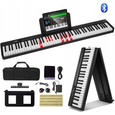 VEVOR SKŁADANE PIANINO 88 KLAWISZY BLUETOOTH MIDI PRZENOŚNE PROFESJONALNE VEVOR SKŁADANE PIANINO 88 KLAWISZY BLUETOOTH MIDI PRZENOŚNE PROFESJONALNE