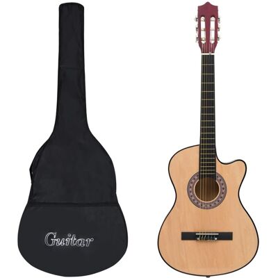 vidaXL 12-cz. zestaw z gitarą akustyczną z wycięciem, 6 strun, 38' vidaXL 12-cz. zestaw z gitarą akustyczną z wycięciem, 6 strun, 38'