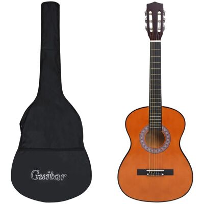 vidaXL Gitara klasyczna dla początkujących, 3/4, 36', z pokrowcem vidaXL Gitara klasyczna dla początkujących, 3/4, 36', z pokrowcem