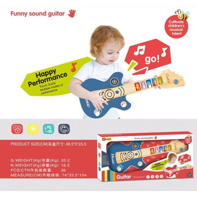 Inny producent ZABAWKOWA GITARA DLA NAJMŁODSZYCH Z FUNKCJĄ ŚWIATEŁ Inny producent ZABAWKOWA GITARA DLA NAJMŁODSZYCH Z FUNKCJĄ ŚWIATEŁ