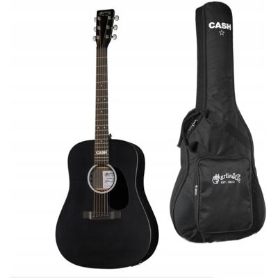 ZESTAW Martin DX Johnny Cash Gitara Akustyczna z Przetwornikiem Czarna nowa ZESTAW Martin DX Johnny Cash Gitara Akustyczna z Przetwornikiem Czarna nowa