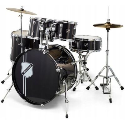 Zestaw Millenium Focus 22 Drum Komplet Perkusyjny dla Początkujących Czarny Zestaw Millenium Focus 22 Drum Komplet Perkusyjny dla Początkujących Czarny