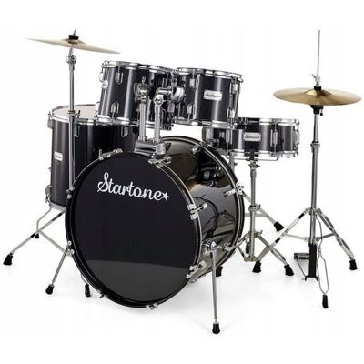Zestaw Perkusyjny Startone Star Drum Set Standard-BK dla początkujących Zestaw Perkusyjny Startone Star Drum Set Standard-BK dla początkujących