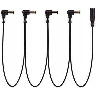 Inny producent Kabel Zasilający 4-Drożny Łańcuchowy Do Efektów Gitary Pedalboard Inny producent Kabel Zasilający 4-Drożny Łańcuchowy Do Efektów Gitary Pedalboard