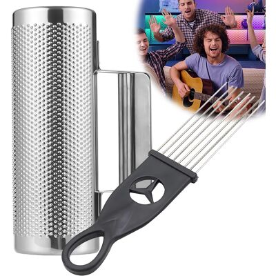 Zree Metalowy Guiro Instrument Perkusyjny Orff Dla Dzieci I Dorosłych Zajęcia Muzyczne Zree Metalowy Guiro Instrument Perkusyjny Orff Dla Dzieci I Dorosłych Zajęcia Muzyczne